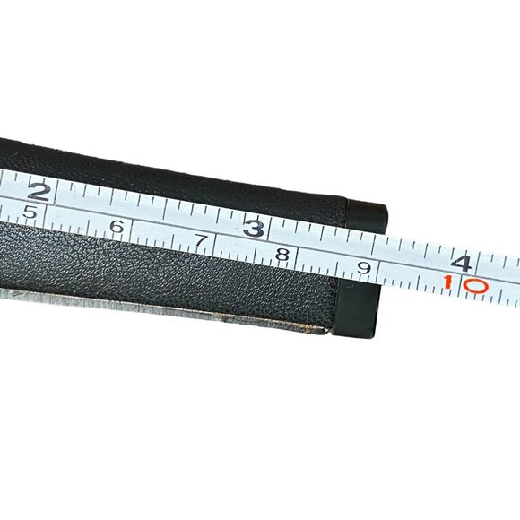 Express Black Tall Boots Buckle Accent Heel New with Tags Women Sz 8 - Picture 8 of 13